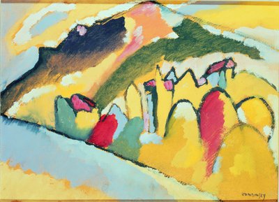 Studie in de herfst nr. 1, 1910 door Wassily Kandinsky